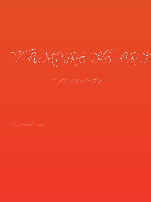 Vampire Heart Poster