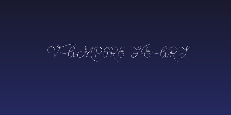 Vampire Heart Social Header