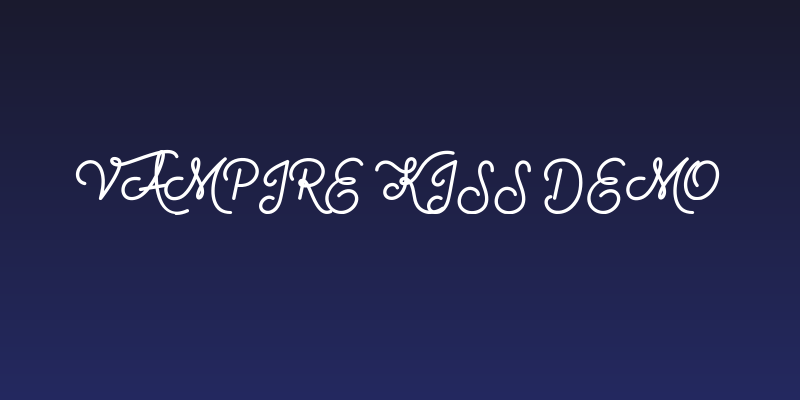 Vampire Kiss Demo Social Header