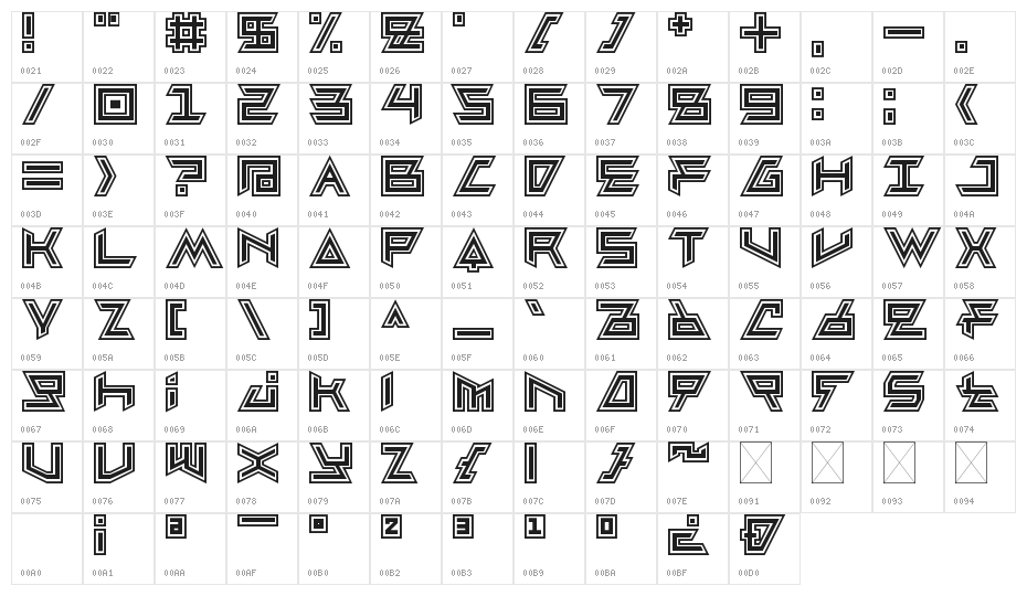 Vampire Nation Regular Character Map