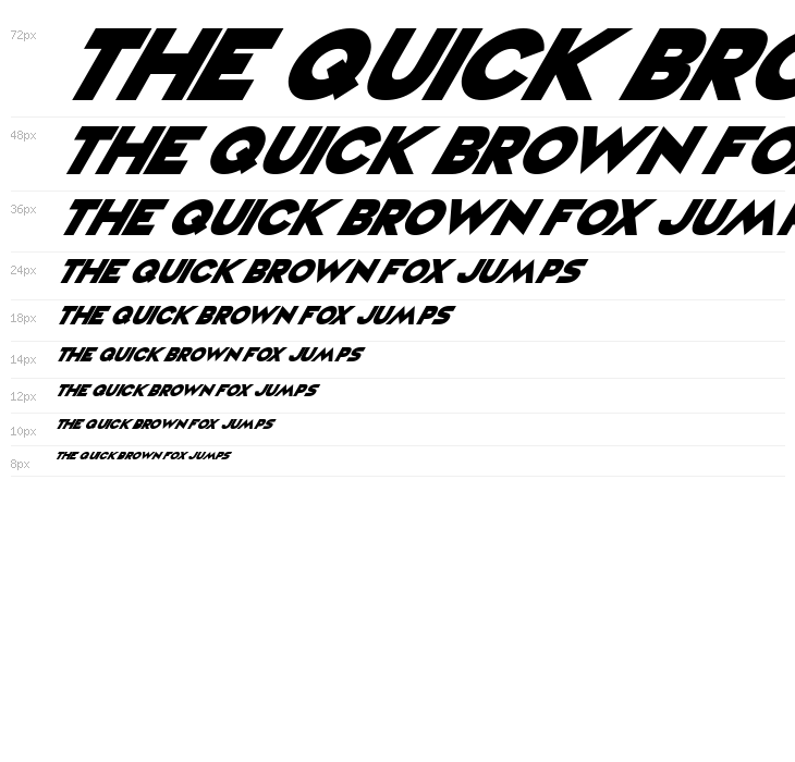 Vampire Raves Italic Waterfall