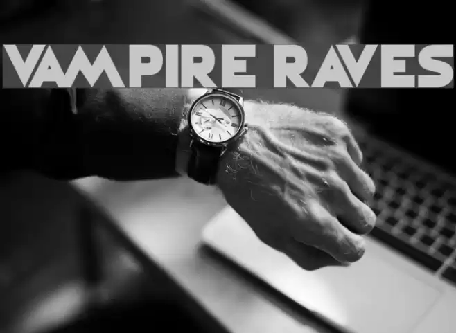 Vampire Raves Font examples