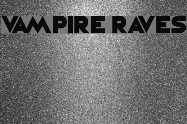 Vampire Raves Font examples