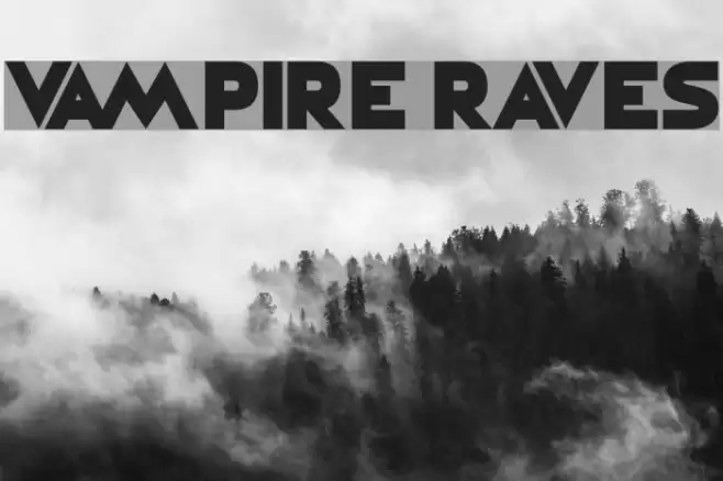 Vampire Raves Font examples