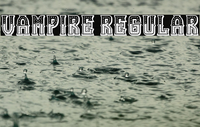Vampire Regular Example 3
