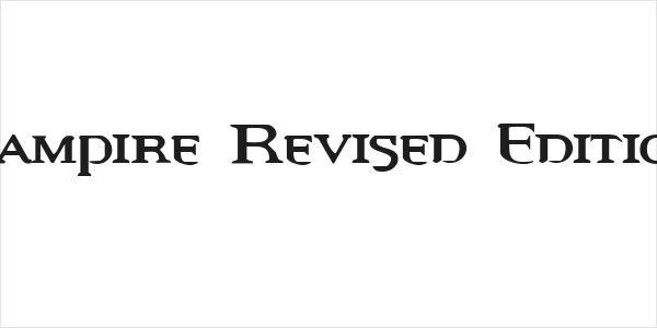 Vampire Revised Edition Logo