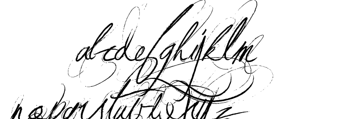 Vampire Street Font LOWERCASE