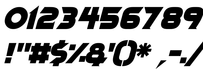 Vampire Wars Italic Font OTHER CHARS