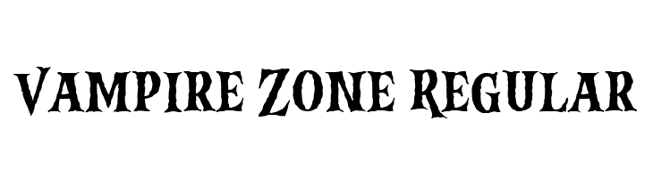 Vampire Zone Regular  नि: शुल्क फ़ॉन्ट्स डाउनलोड