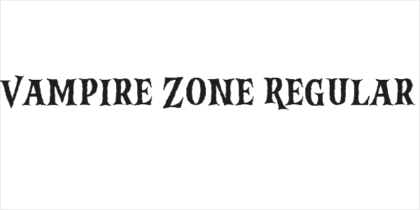 Vampire Zone Regular Logo