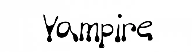 Vampire  font caratteri gratis