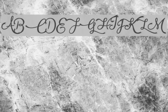 VampireCalligraphy Font examples