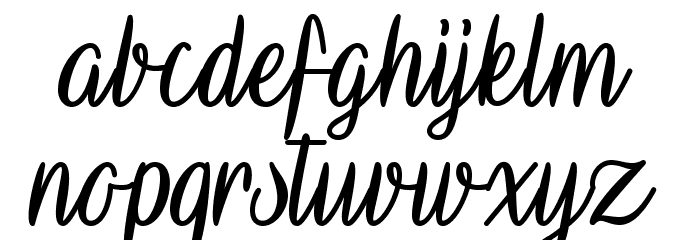 VampireCalligraphy Font LOWERCASE
