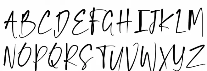 VampireDemo Schriftart Groß