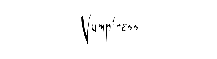 Vampiress  Descarca Fonturi Gratis