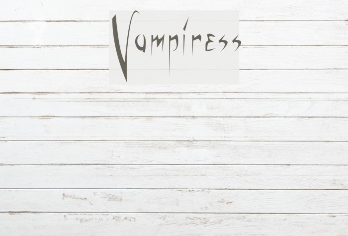 Vampiress Example 1