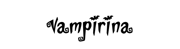Vampirina  font caratteri gratis