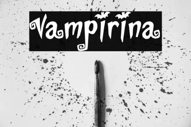 Vampirina Font examples
