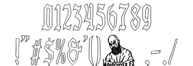 Vampiro G Polices AUTRES CHARS