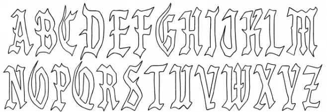 Vampiro G Polices MAJUSCULES