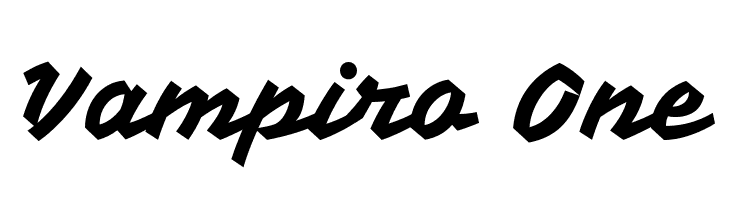 Vampiro One  Frei Schriftart Herunterladen