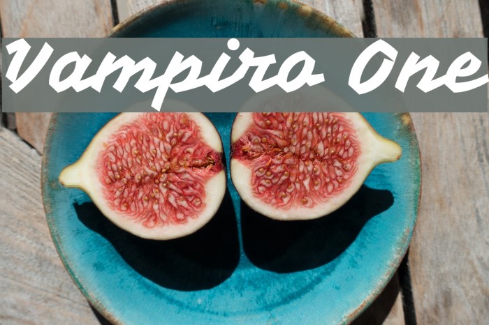 Vampiro One Font examples