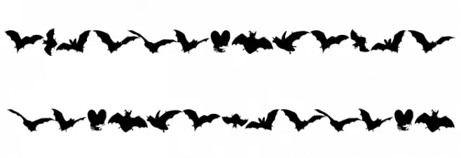 VampyrBats フォント 大文字