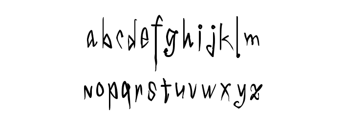 Vampyriqua Font LOWERCASE