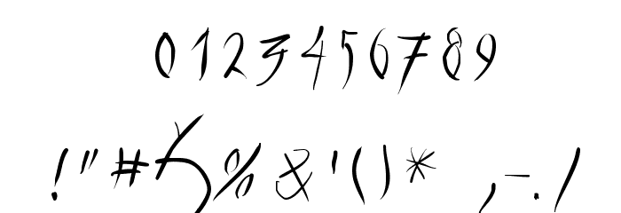 Vampyrish Font OTHER CHARS