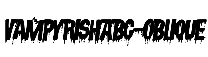 VampyrishABC-Oblique Font
