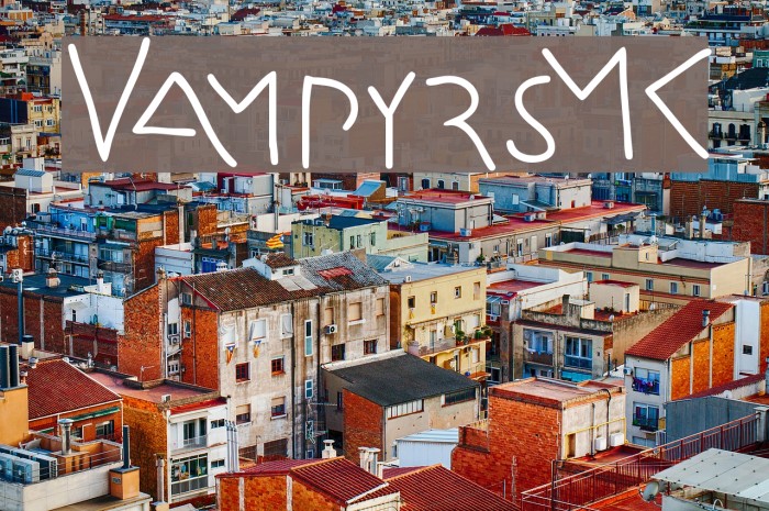 VampyrsMK Font examples