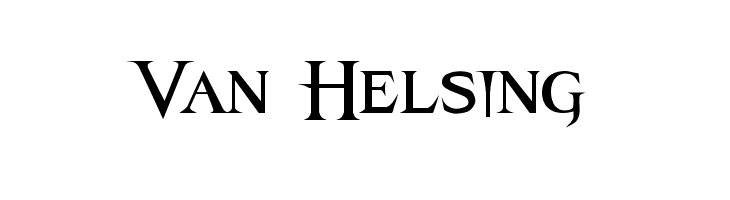 Van Helsing  Descarca Fonturi Gratis