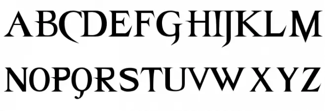 Van Helsing Polices MAJUSCULES