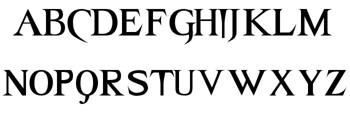 Van Helsing Font LOWERCASE