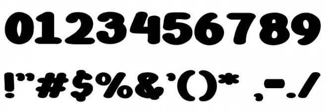 Van Widen Font OTHER CHARS