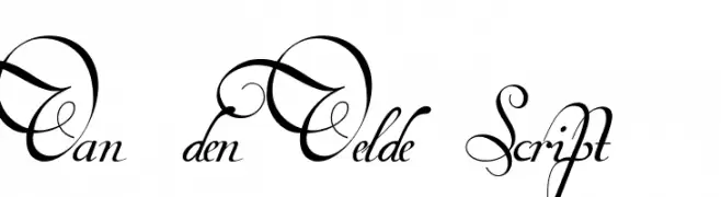 Van den Velde Script  Frei Schriftart Herunterladen