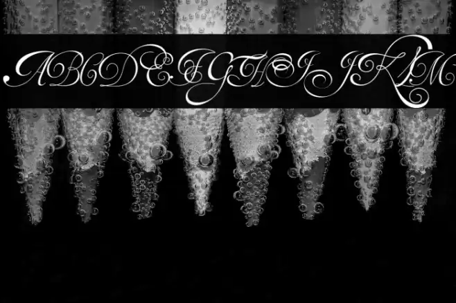 Van den Velde Script Font examples