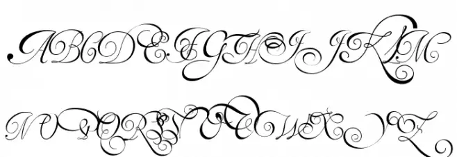 Van den Velde Script Fonte MAIÚSCULAS