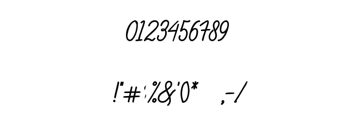 VanBastenBold-Bold Font OTHER CHARS