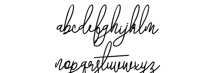 VanBastenBold-Bold Font LOWERCASE