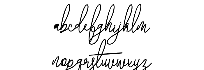 VanBastenBold-Bold Font LOWERCASE