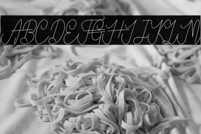 VanBastenNormal-Regular Font examples