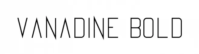 Vanadine Bold  Frei Schriftart Herunterladen