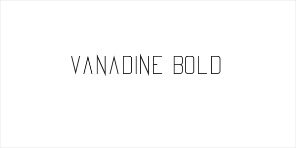 Vanadine Bold Logo