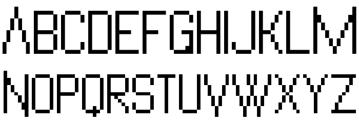 VanadinePix Font LOWERCASE