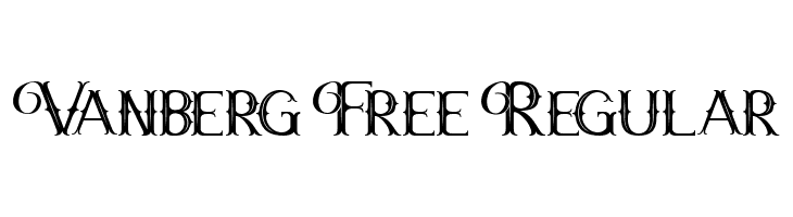 Vanberg Free Regular  नि: शुल्क फ़ॉन्ट्स डाउनलोड