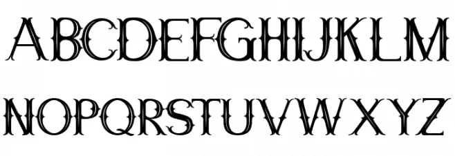Vanberg Free Regular Font Litere mici