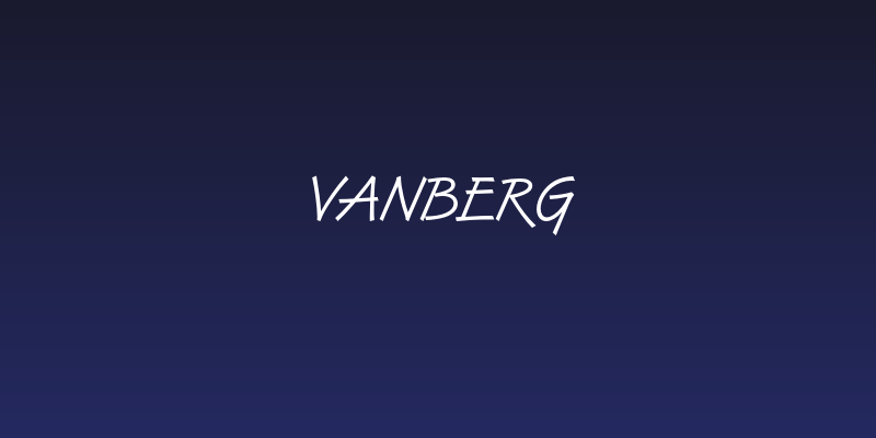 Vanberg Social Header