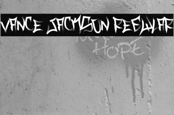 Vance Jackson Regular Font examples