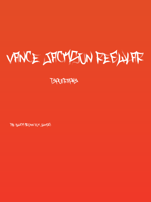 Vance Jackson Regular Poster